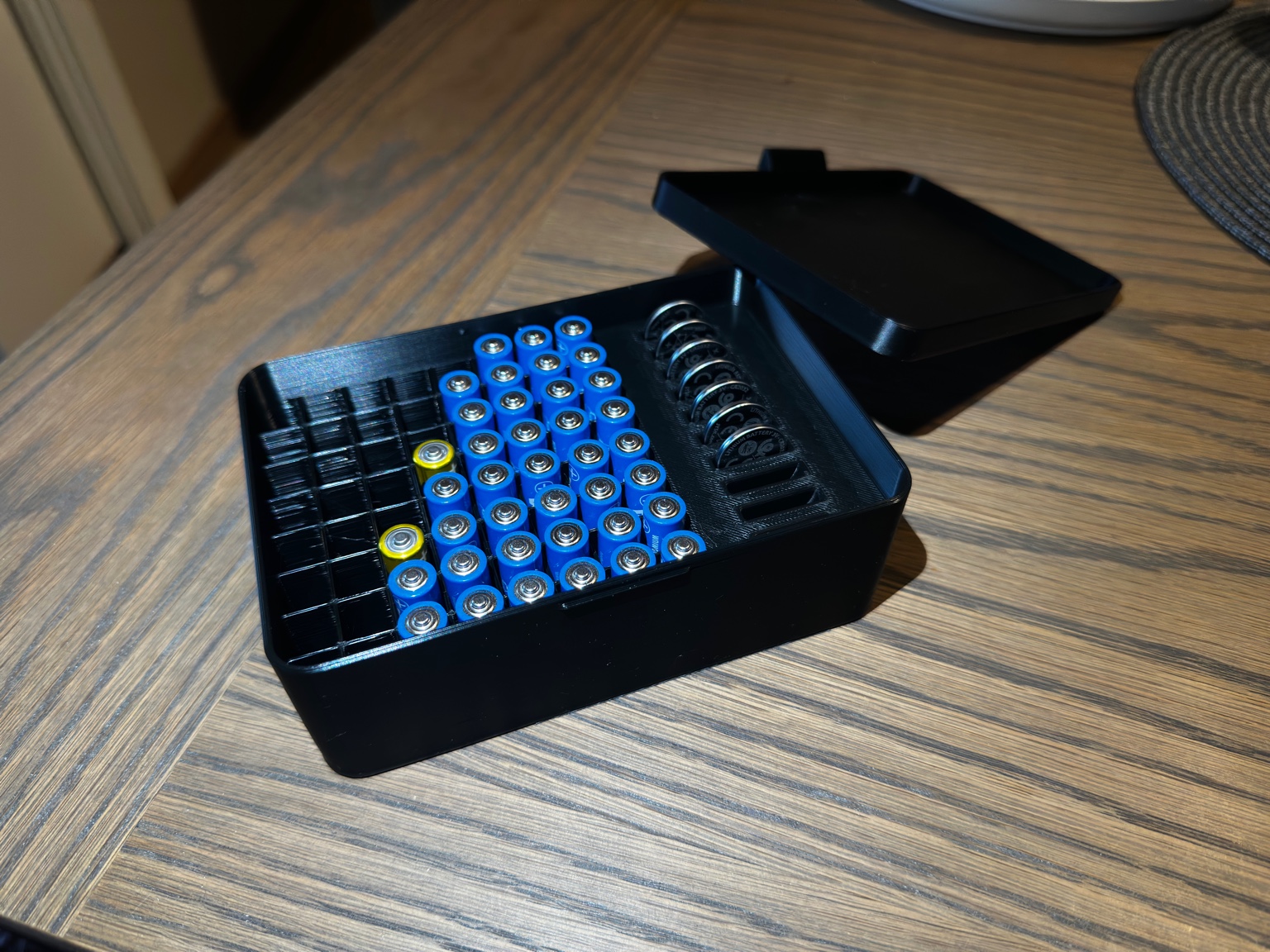 AAA & CR Coin Cell Battery Organizer