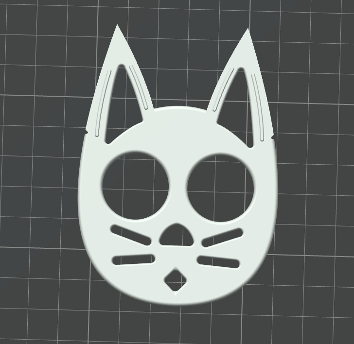 Miniatura 5 do modelo 3D Kitty Kat Keychain