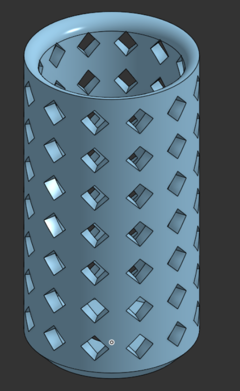 Coin holder as a tube