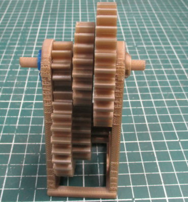 Dreigängiges ZiehkeilGetriebe von jofeinmechaniker Kostenloses STL