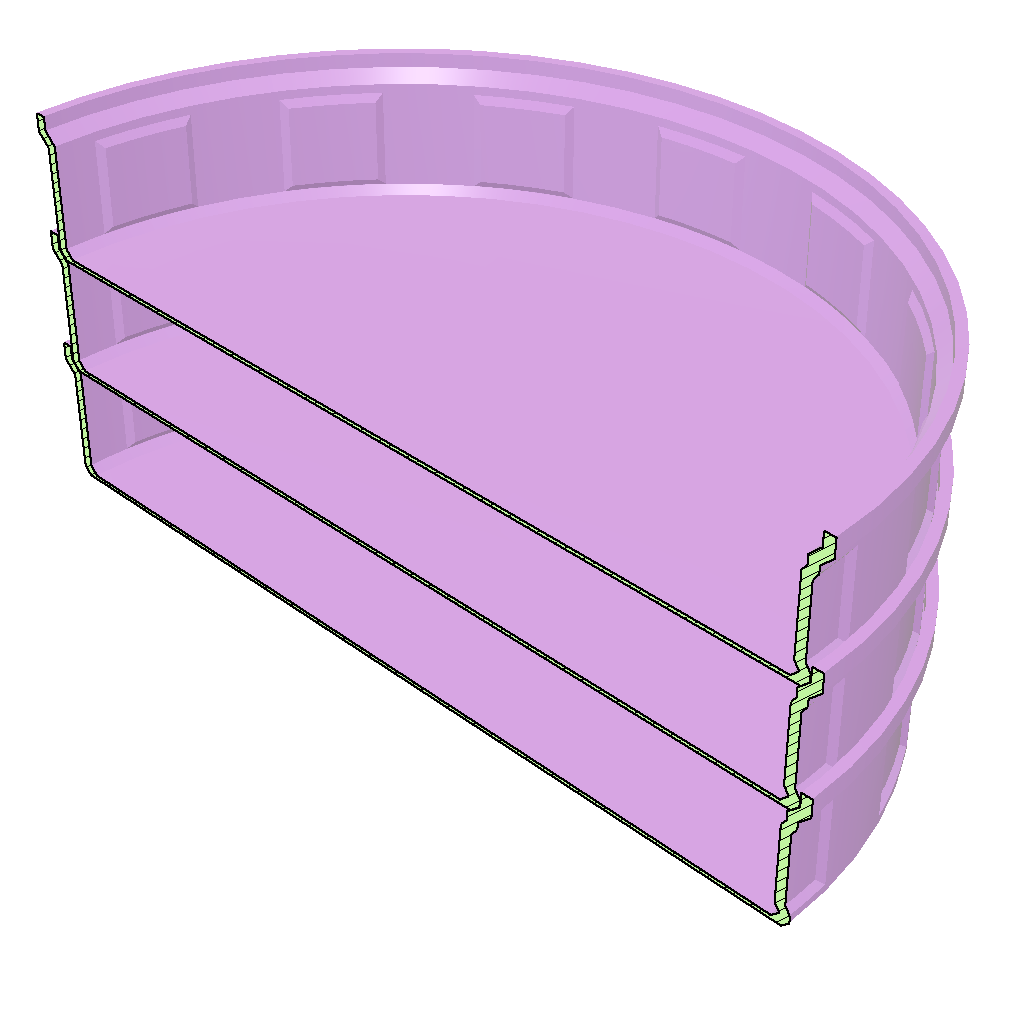Stackable sieve / tray set by DaVinci2000 Download free STL model