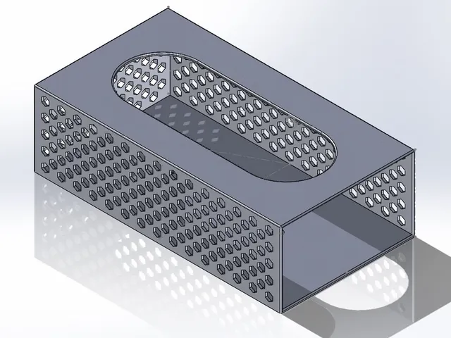 Wandhalter Taschentücher Kosmetiktuchbox / Tissue Box Wall Mount