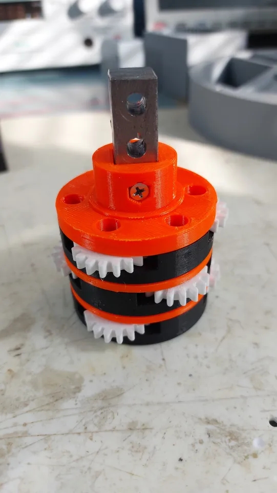 STL file planetary gearbox for nema 23 motor ⚙️・Template to download and 3D  print・Cults