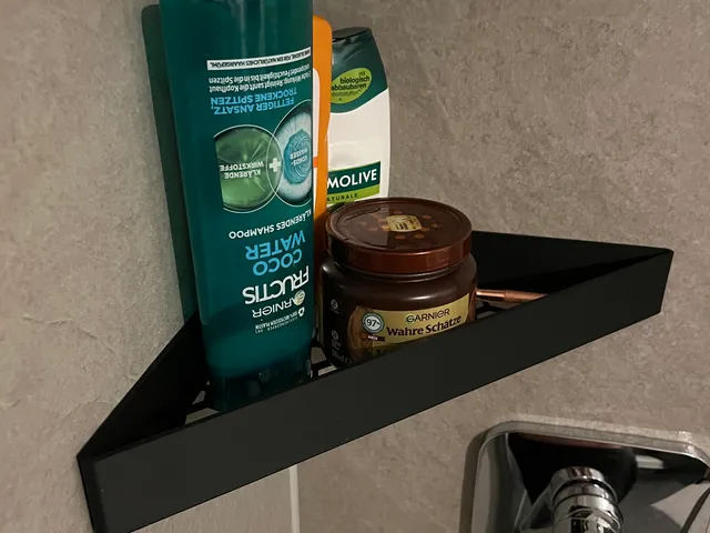 Hexagon Corner Shower Shelf