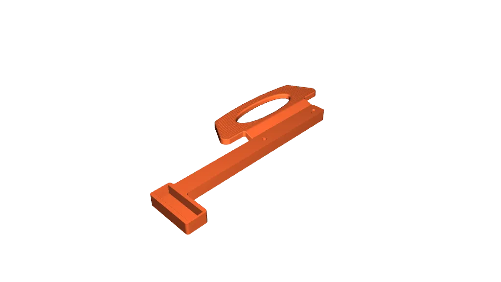 Ender 3 s1 handle with brush holder by ZIOLele1980 | Download free