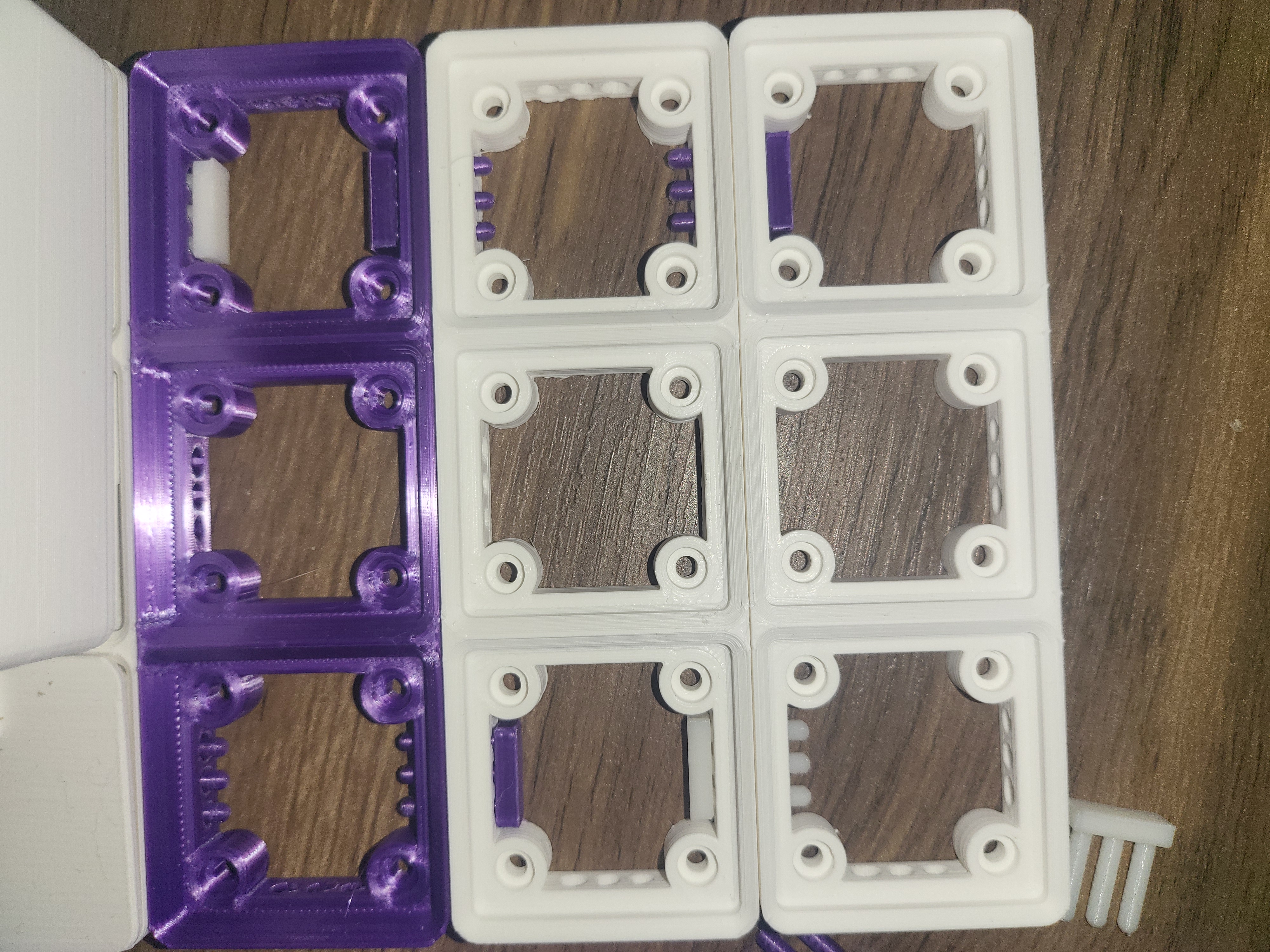 Miniatura 2 do modelo 3D Rectangular Base Gridfinity Pins