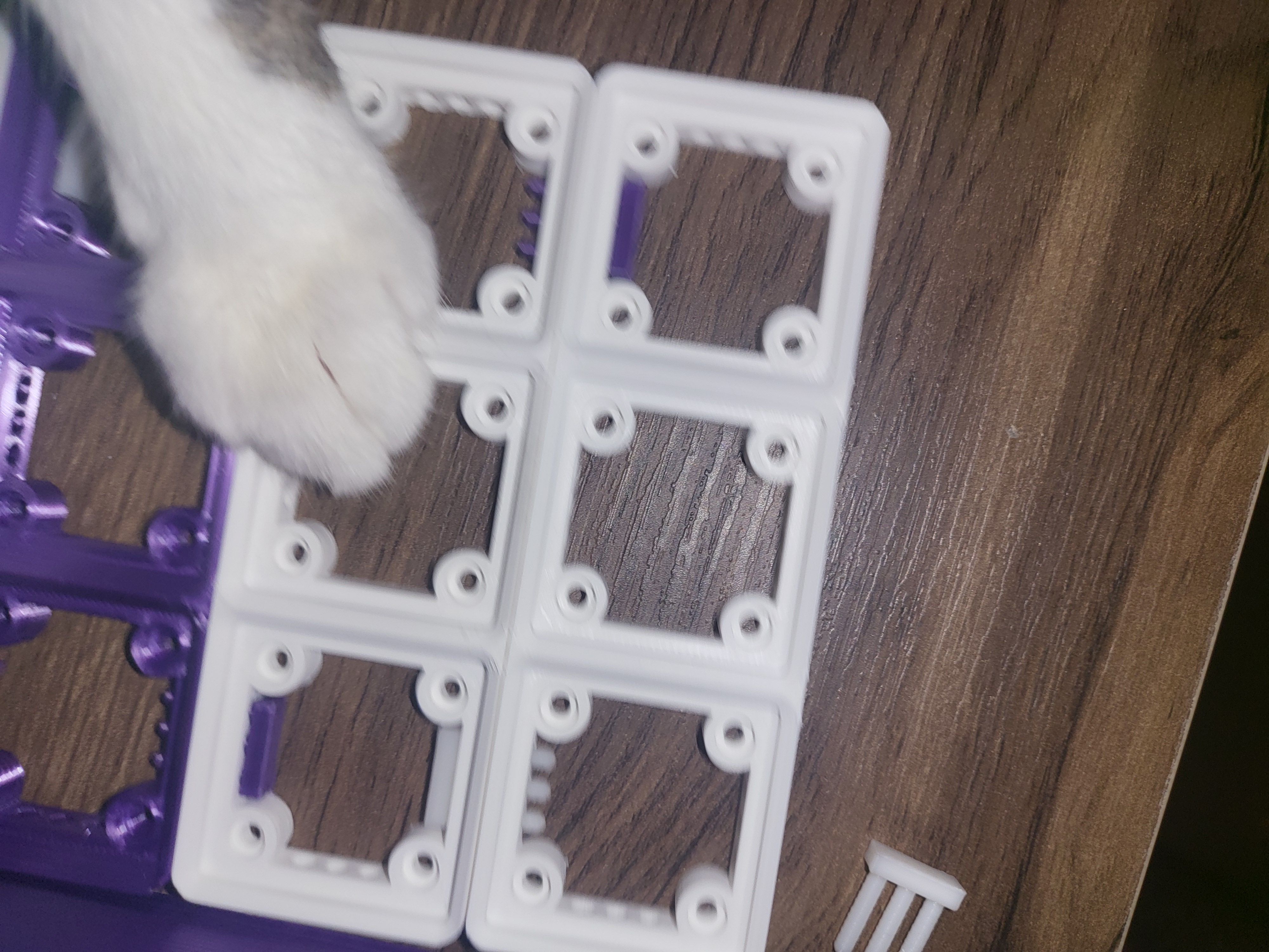 Miniatura 4 do modelo 3D Rectangular Base Gridfinity Pins