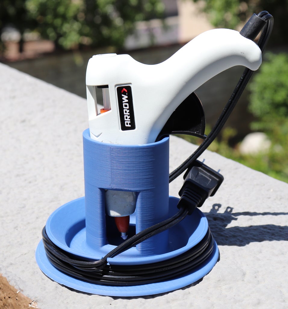 Free STL file Hot Glue Gun stand 🥵・3D printer design to download