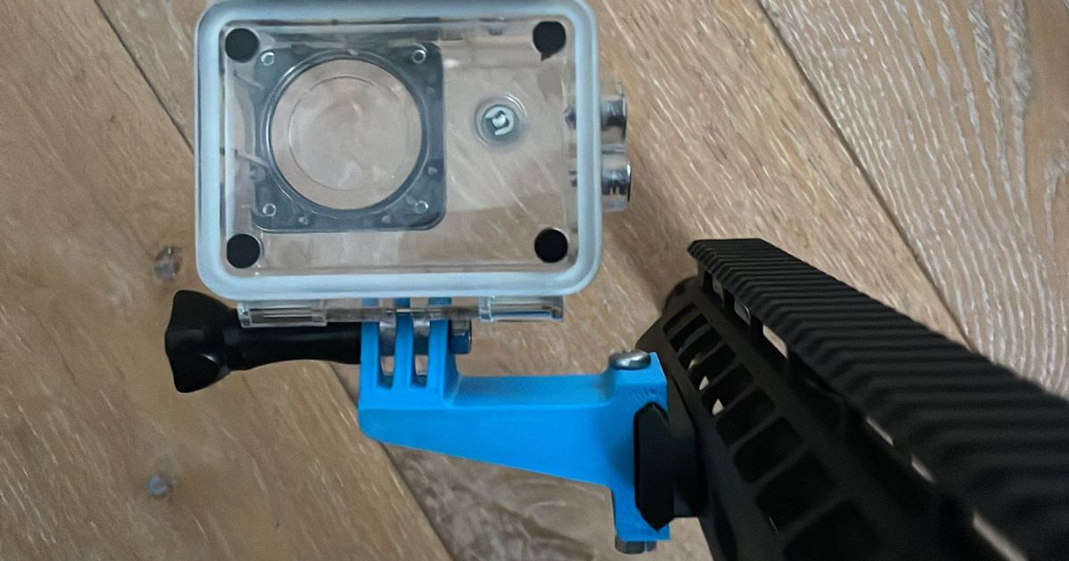 GoPro-Halter für Airsoft-Rail by Black_Printer_22 | Download free STL ...