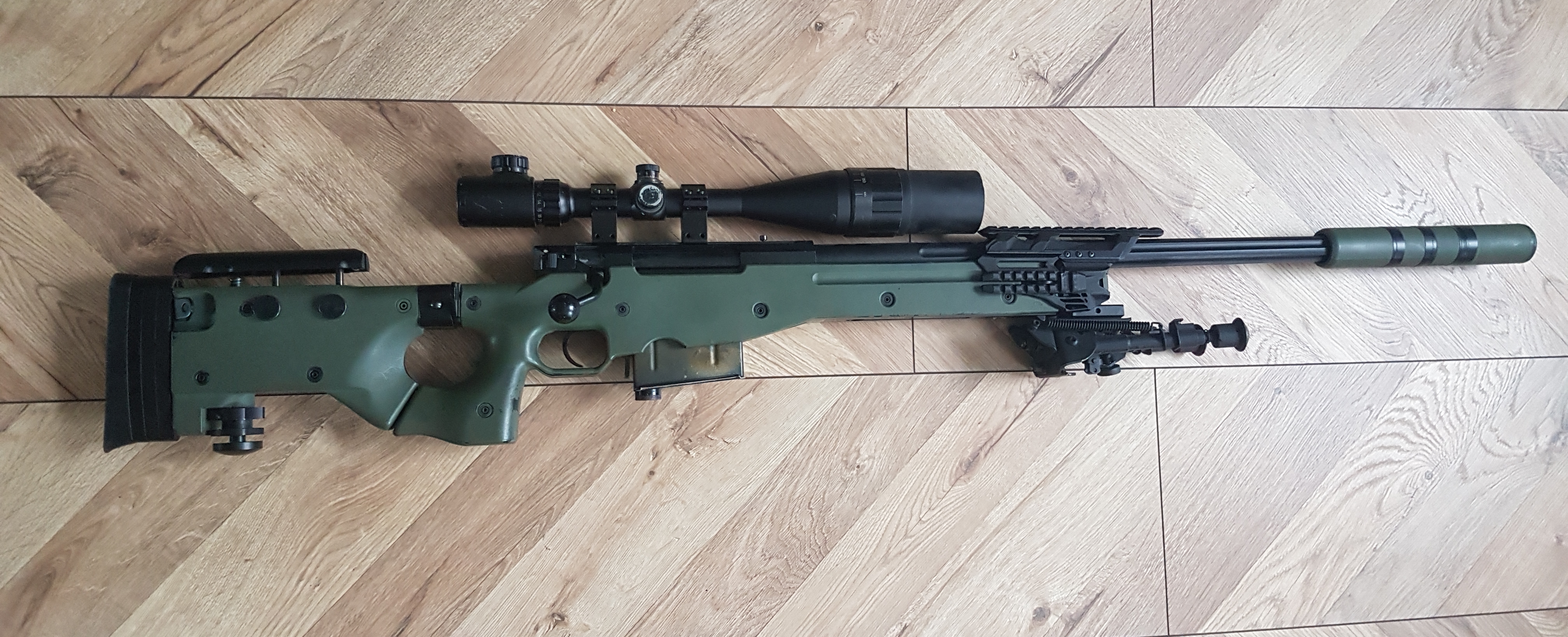 Gas L96 - Well G96 Project (Front rail and 14ccw adapter)