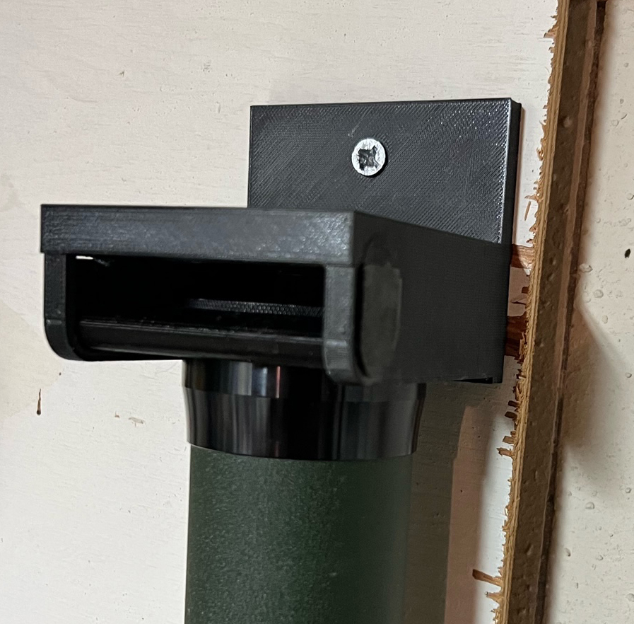 Miniatura 5 do modelo 3D Fly rod case wall bracket