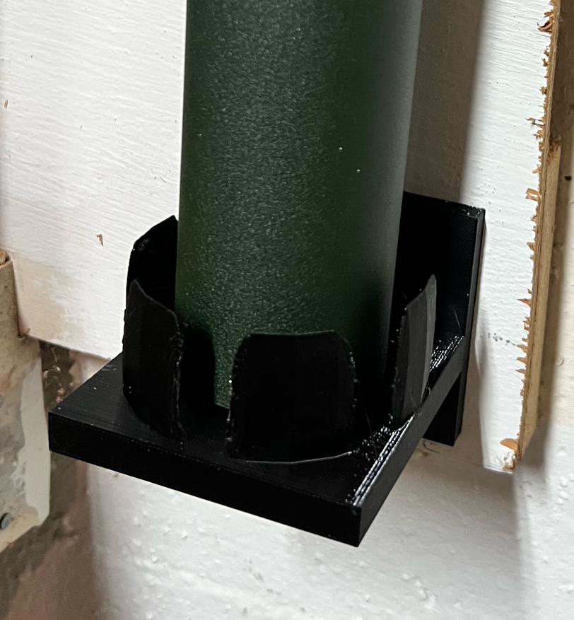 Miniatura 4 do modelo 3D Fly rod case wall bracket