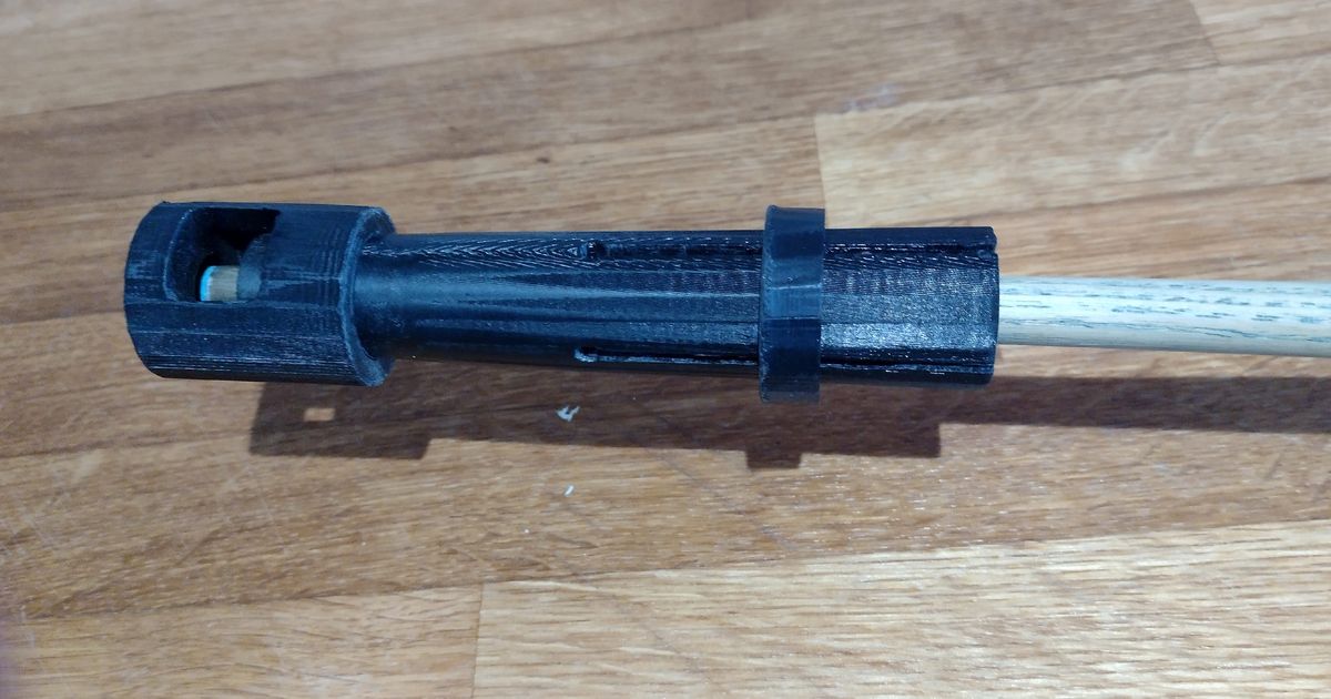 Snooker cue tip clamp by Pete Jensen Download free STL model
