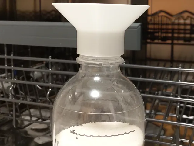Trichter mit Gewinde für Sodastream Flaschen / Funnel with thread for soda stream bottles