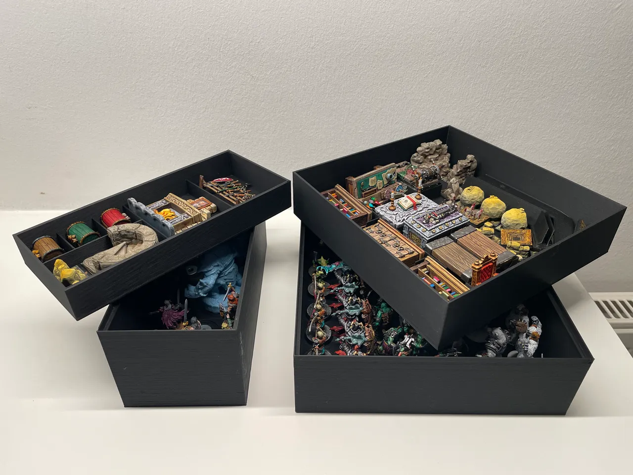 HeroQuest 2021 and Frozen Horror box inserts by ATree, Download free STL  model