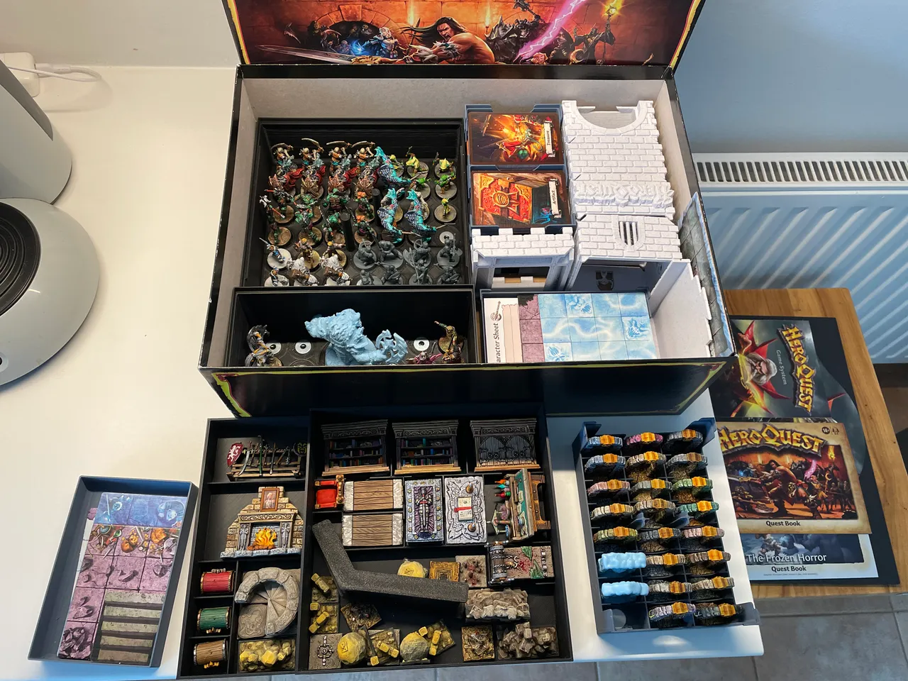 HeroQuest 2021 and Frozen Horror box inserts by ATree, Download free STL  model