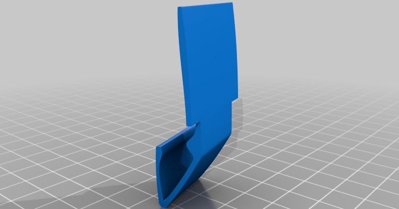 Pop up flash diffuser for DSLR camera by kd5jbk | Download free STL