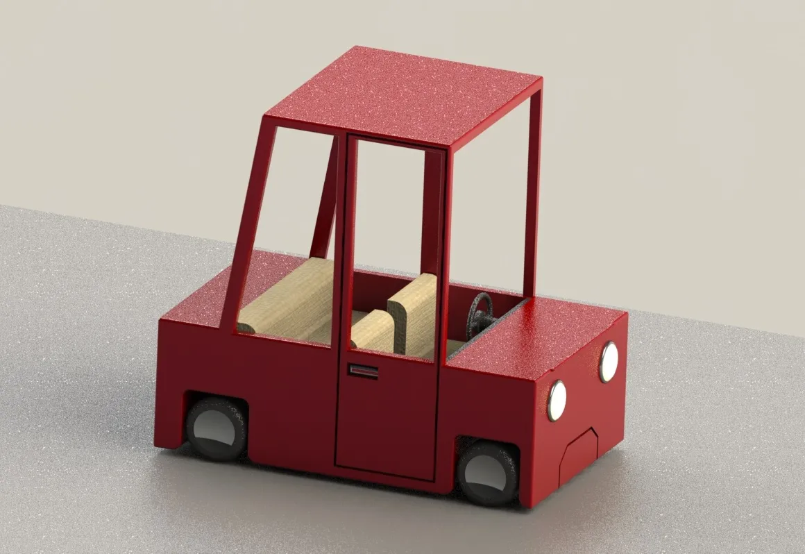 Fingerpori car - print-in-place by Matten79 | Download free STL model |  