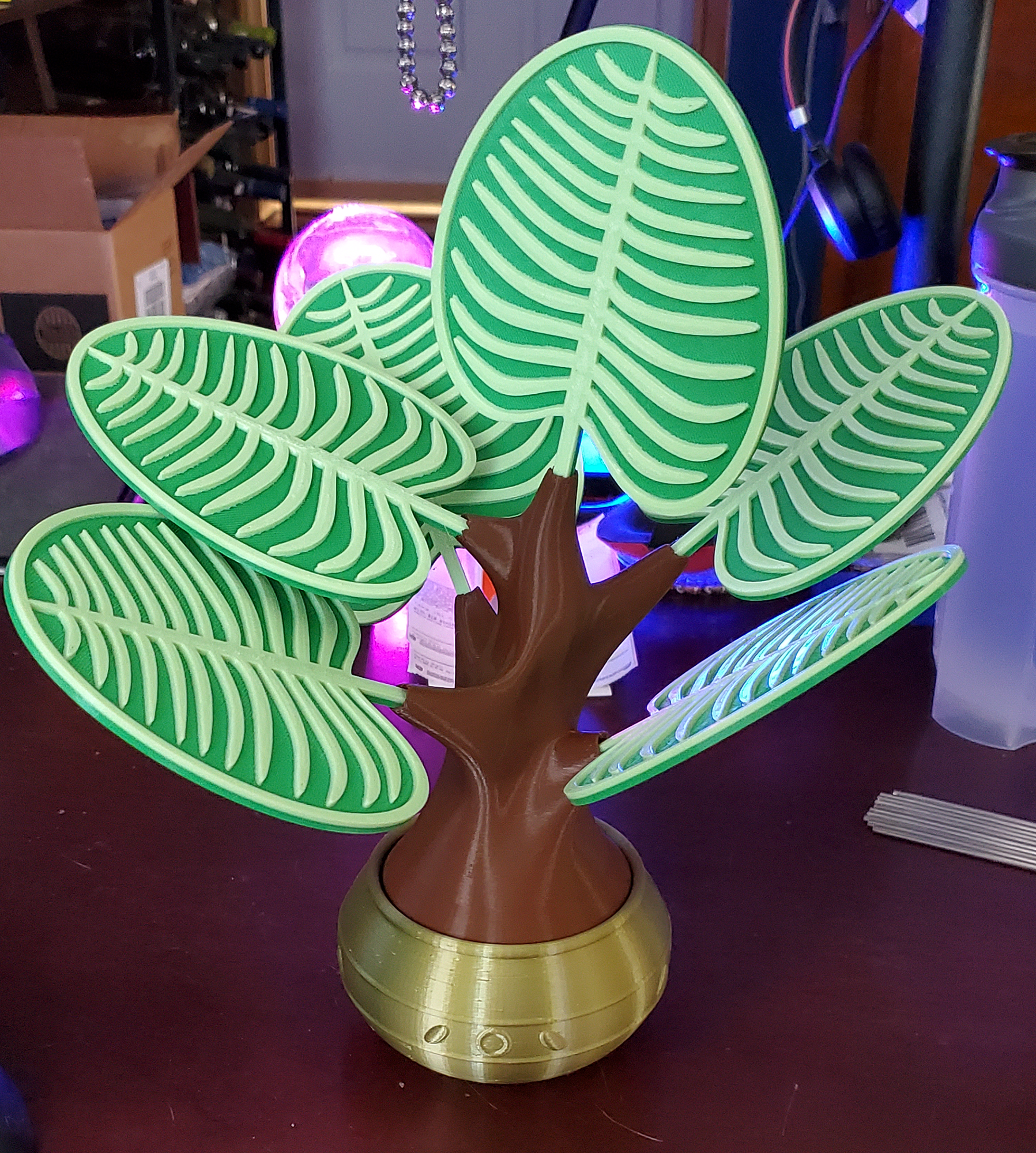 Leaf Drink Coasters with Decorative Plant Holder Remix
