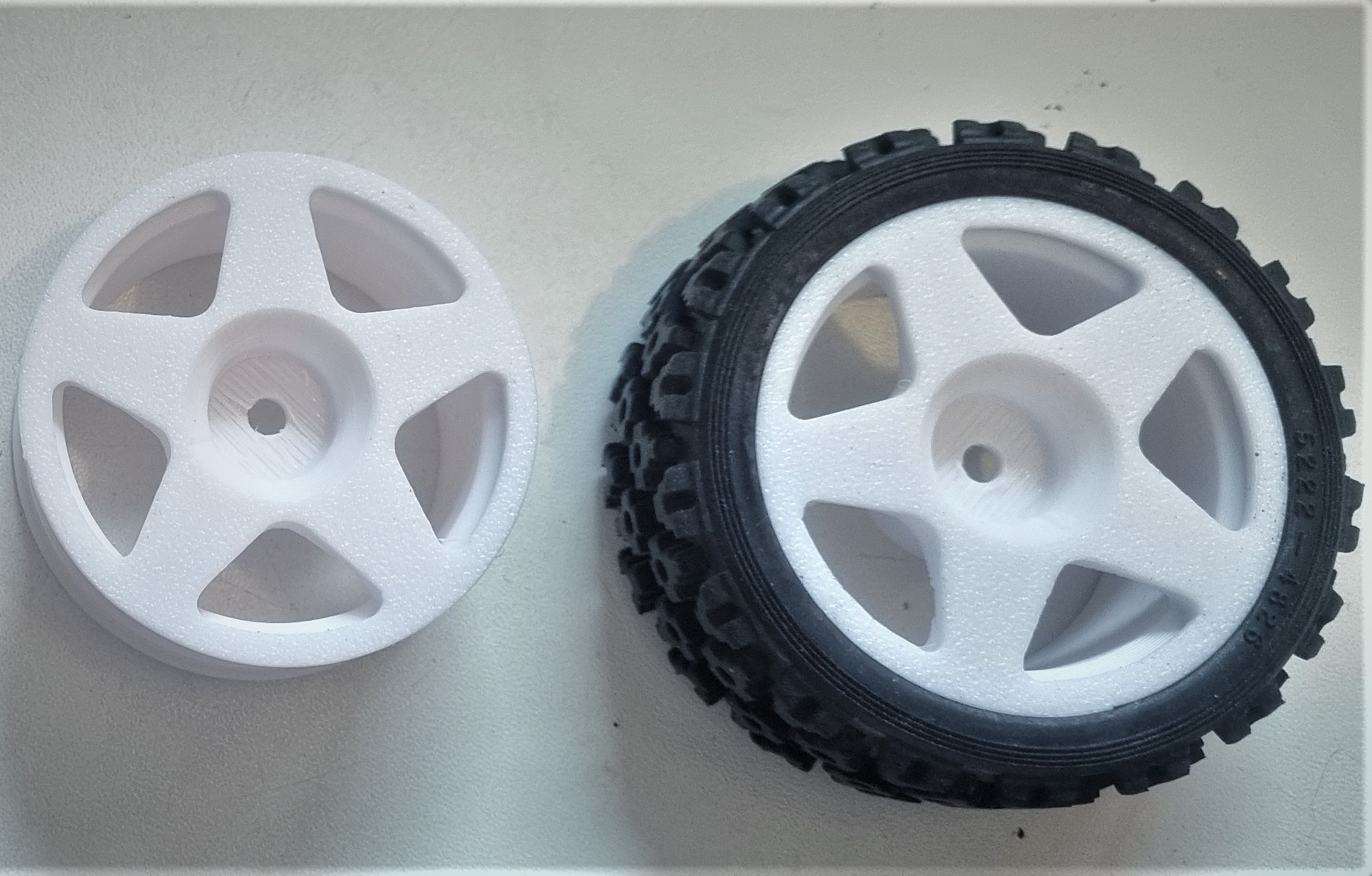 RC WHEEL RIM 1:10 SCALE FIFTEEN52 TARMAC 52 X 26 12 MM HEX TAMIYA TT 02 NO SUPPORT RADIO CONTROLLED CAR SUBARU