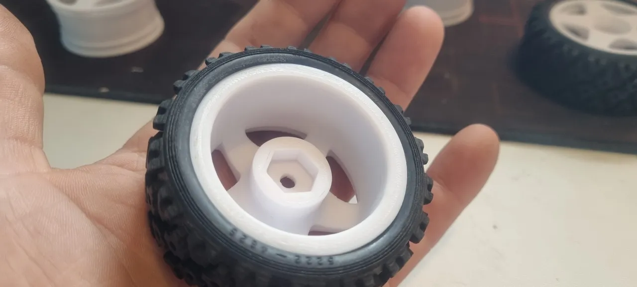 RC WHEEL RIM 1:10 SCALE FIFTEEN52 TARMAC 52 X 26 12 MM HEX TAMIYA