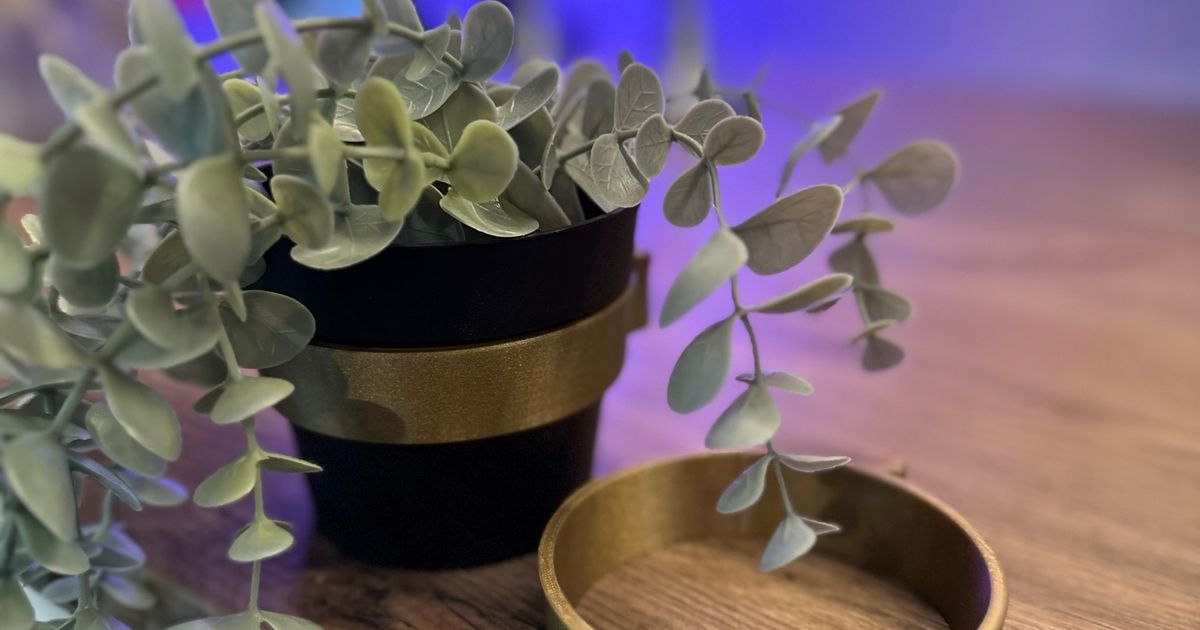 Ikea FEJKA Plant Holder Wall Mount by Mike Kippen Download free STL