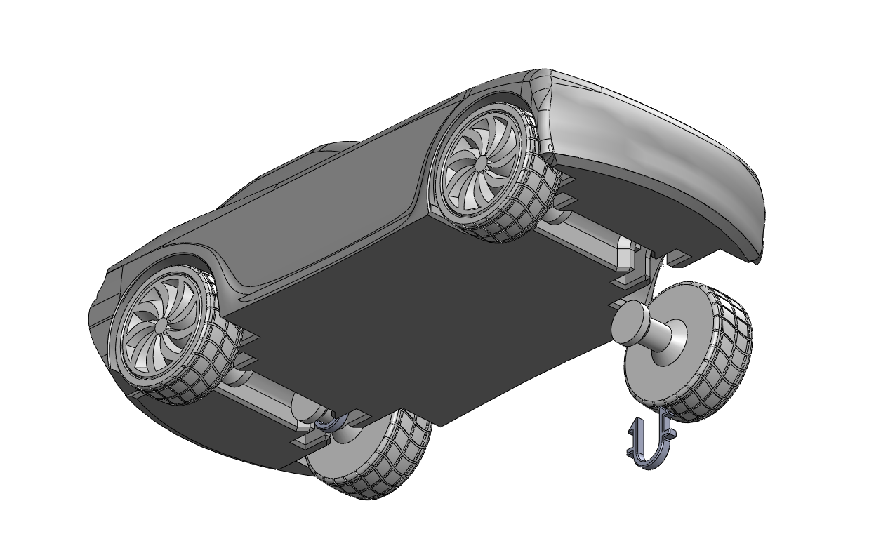 Toy Sports car by Thijs Download free STL model