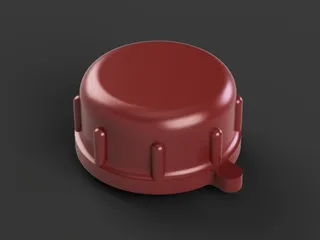 Parametric Gas Can Cap by deadsy, Download free STL model