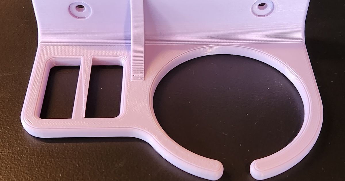 Hair Dryer & Straightener Holder by HannahL Download free STL model