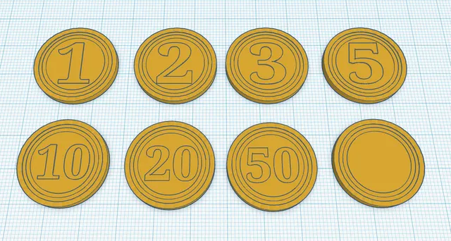 Coins for Board Games