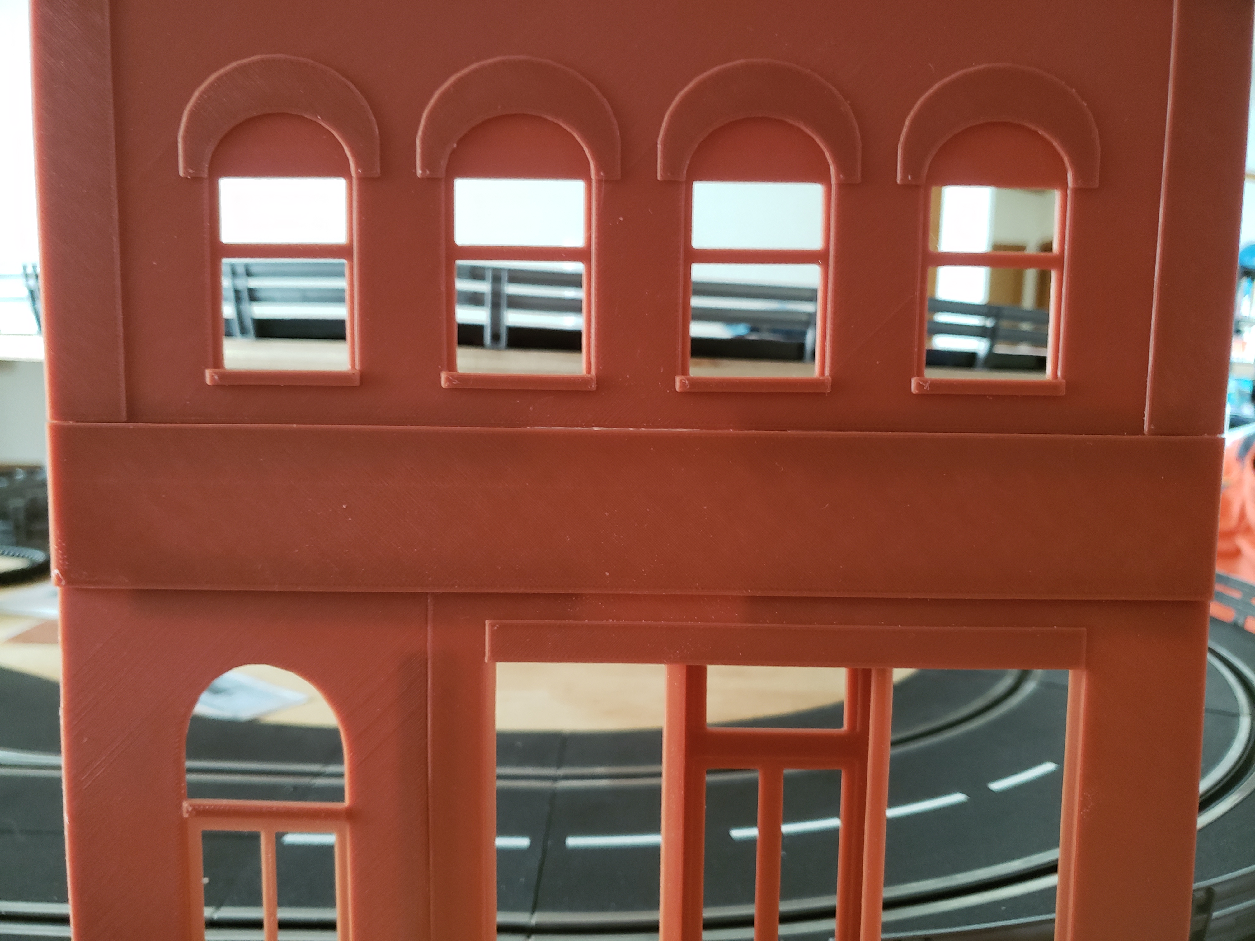 Stroker's 1/32 Slot Car scenery building 2nd Floor Riser