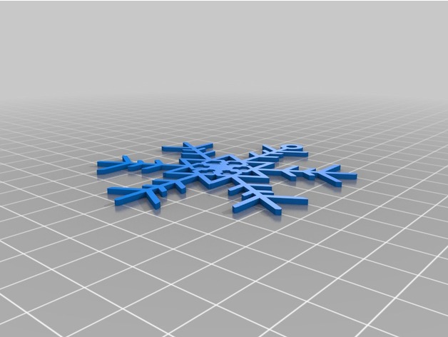 Miniatura 3 do modelo 3D Ready to Print Snowflakes