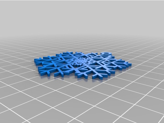 Miniatura 24 do modelo 3D Ready to Print Snowflakes