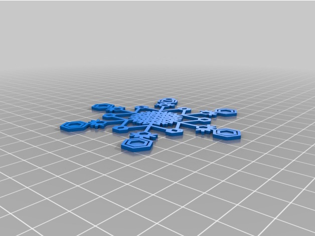 Miniatura 25 do modelo 3D Ready to Print Snowflakes