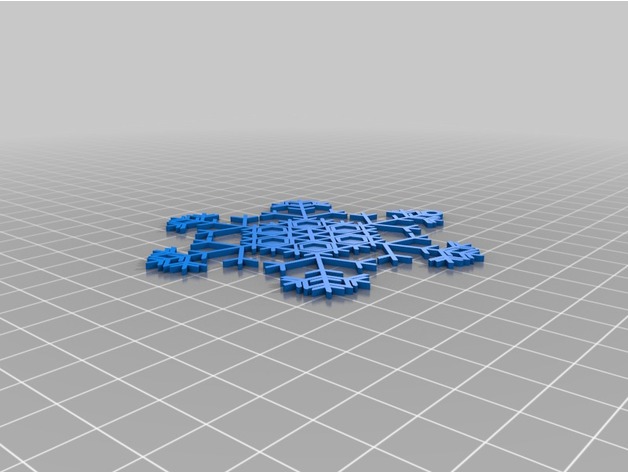Miniatura 26 do modelo 3D Ready to Print Snowflakes