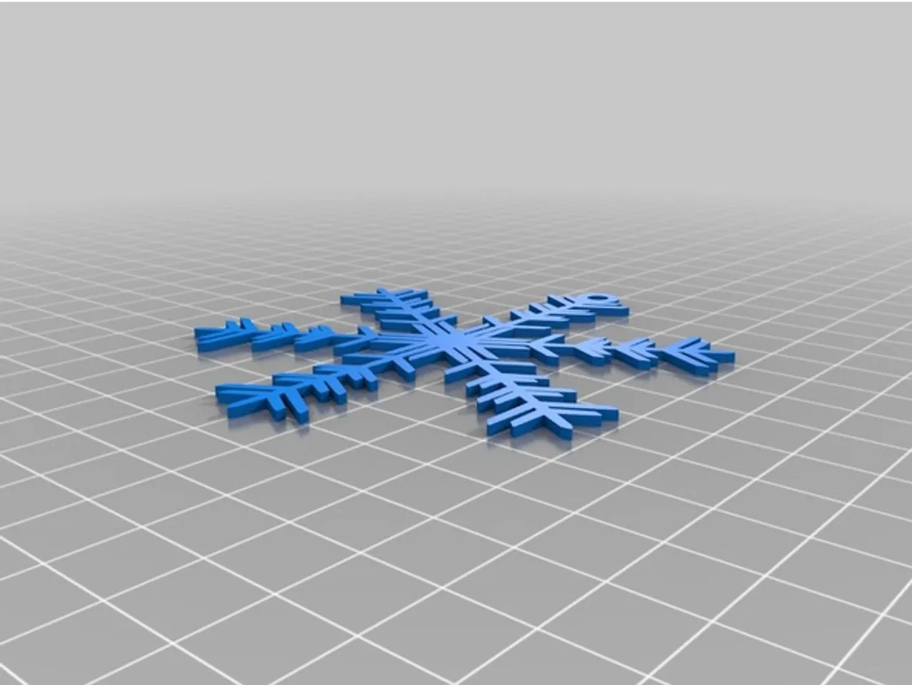 3D Snowflakes by Black Glovz, Download free STL model