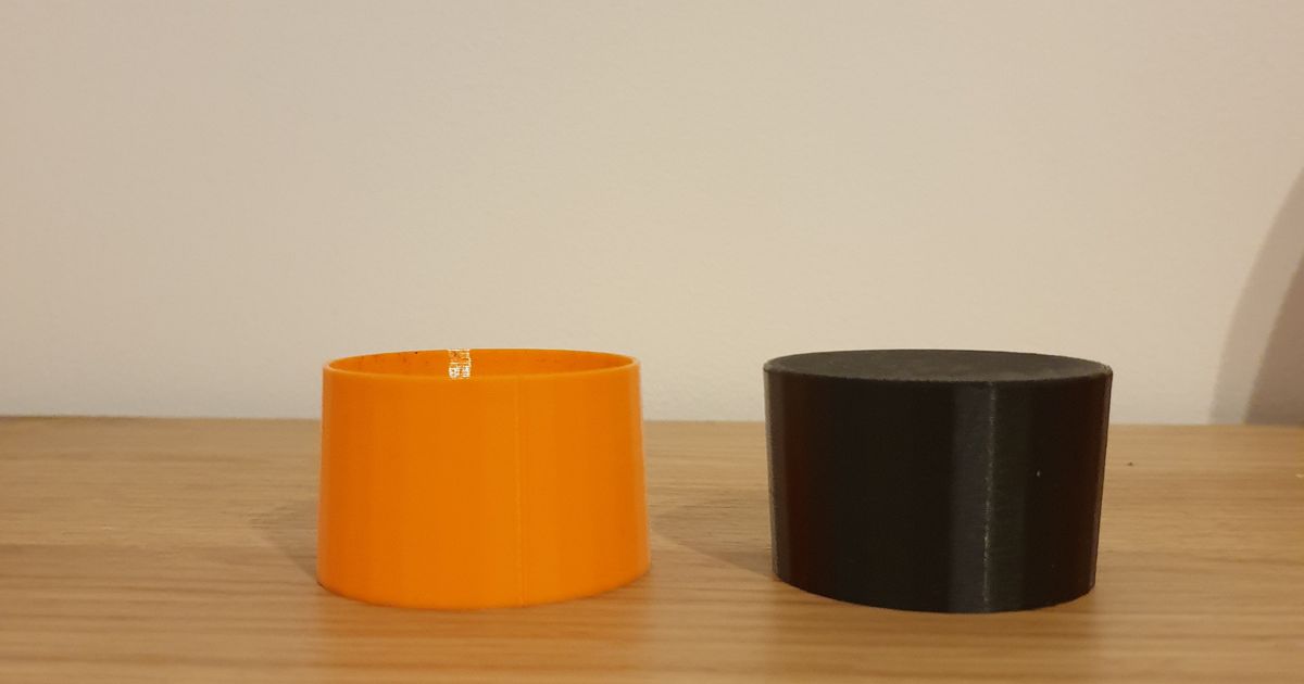 Simple fence post cap. by electron | Download free STL model ...