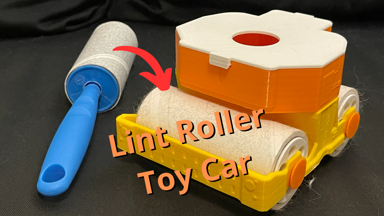 IKEA Bastis Lint Roller Toy Car COMMERCIAL LICENSE by