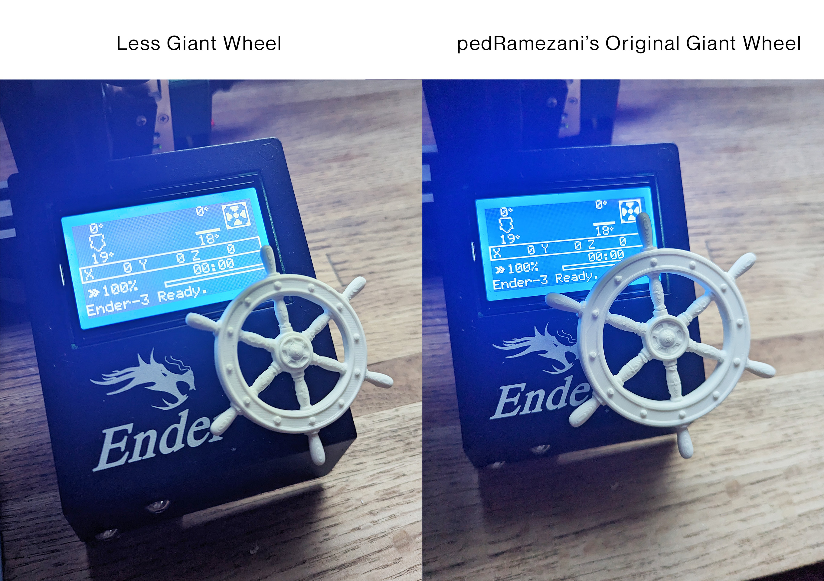 Less Giant Ship Steering Wheel Knob For Ender 3 By ArnyThorsau less-giant-ship-steering-wheel-knob-for-ender-3-by-arnythorsau