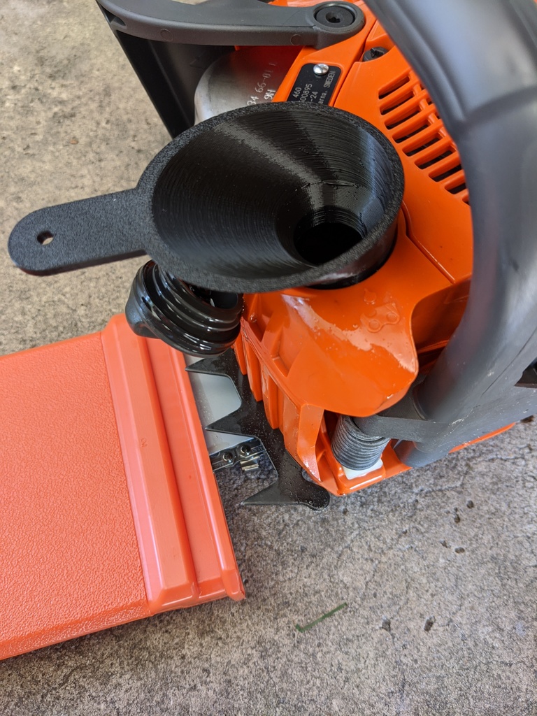 Husqvarna chainsaw offset bar oil funnel by MMDeveloper Download free