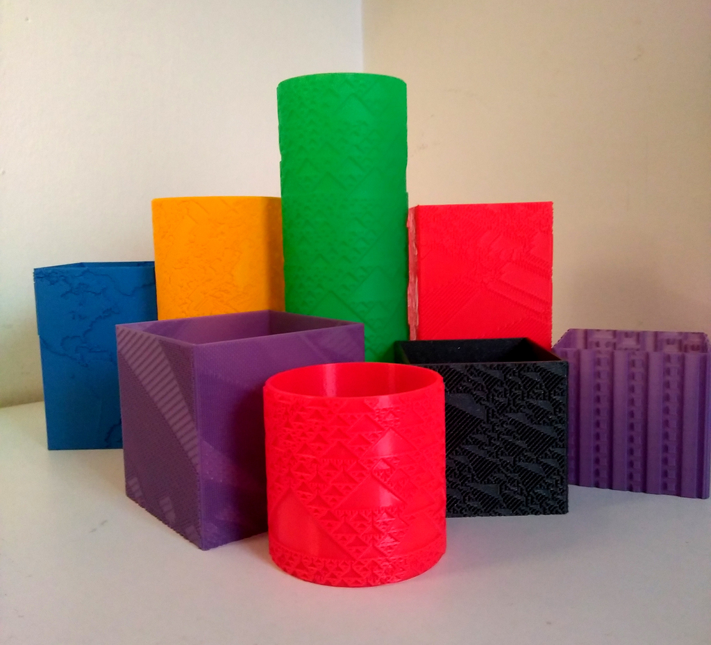 Miniatura 3 do modelo 3D Wolfram's CA Cylinders Collection