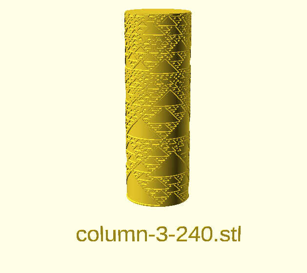 Miniatura 29 do modelo 3D Wolfram's CA Cylinders Collection