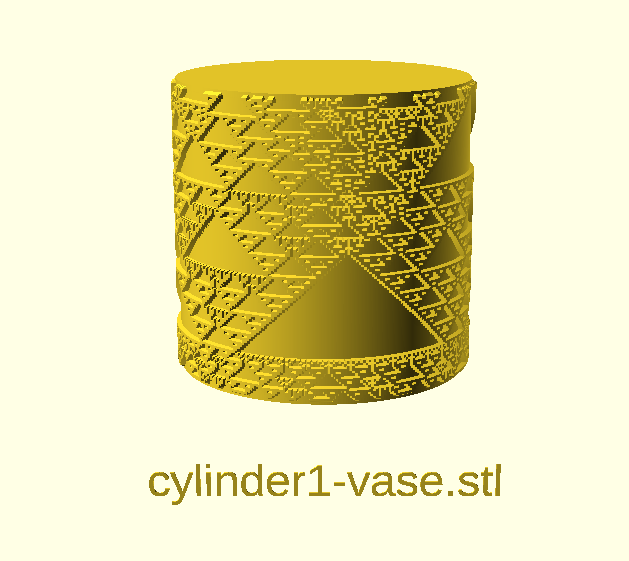 Miniatura 15 do modelo 3D Wolfram's CA Cylinders Collection