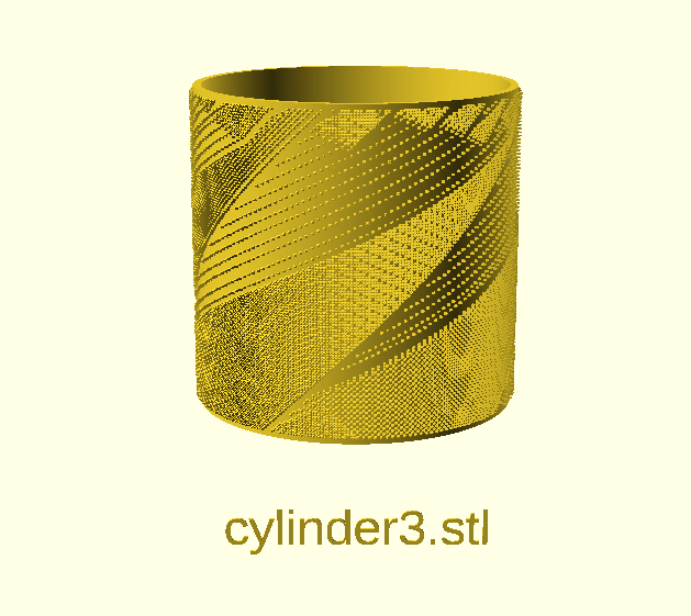 Miniatura 27 do modelo 3D Wolfram's CA Cylinders Collection