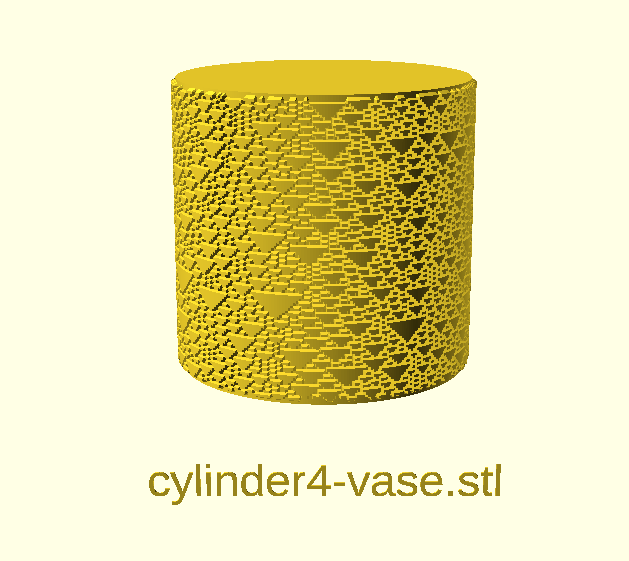 Miniatura 28 do modelo 3D Wolfram's CA Cylinders Collection