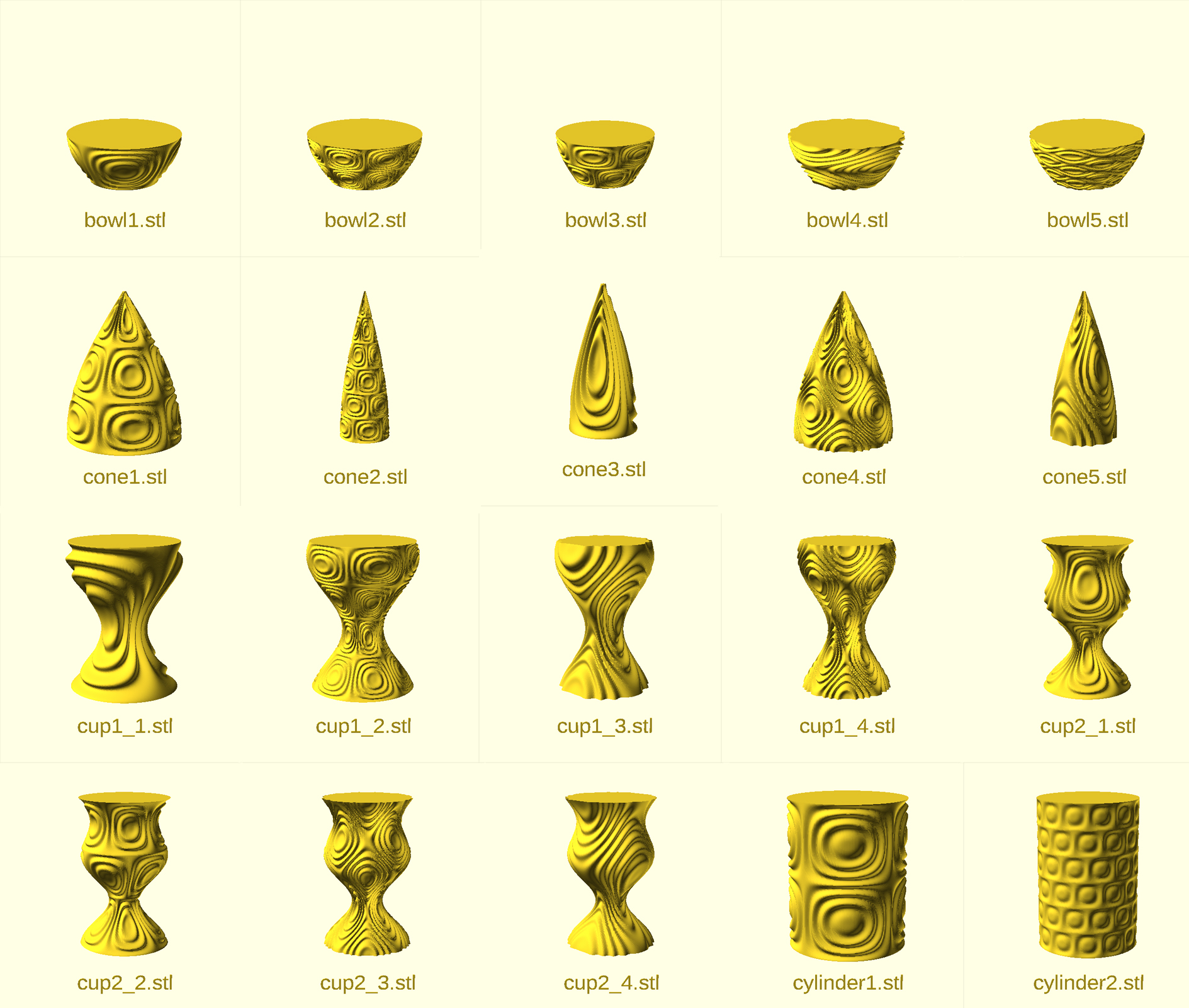 Yet Another Vase Factory by Fernando Jerez Download free STL model