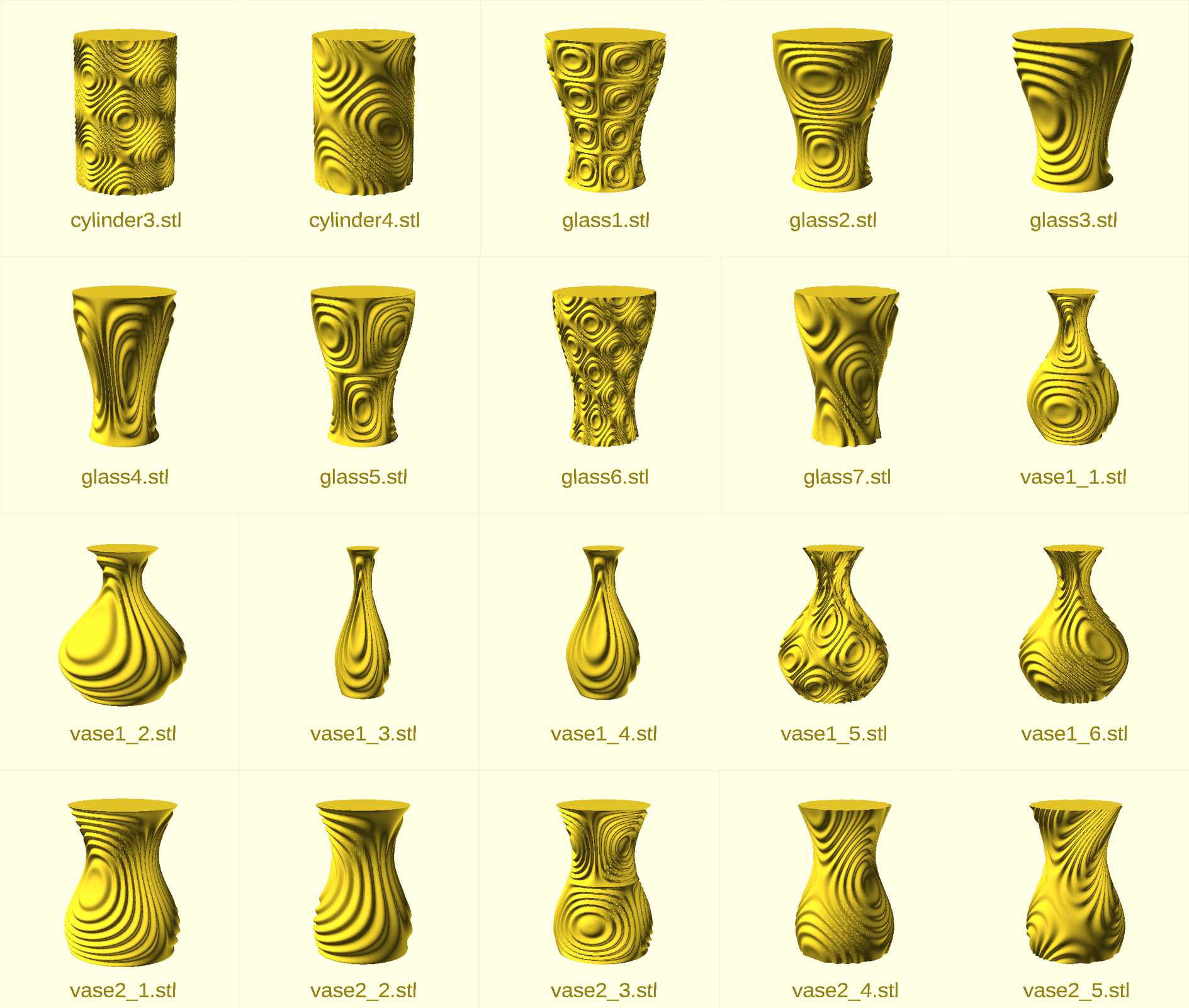 Yet Another Vase Factory by Fernando Jerez Download free STL model
