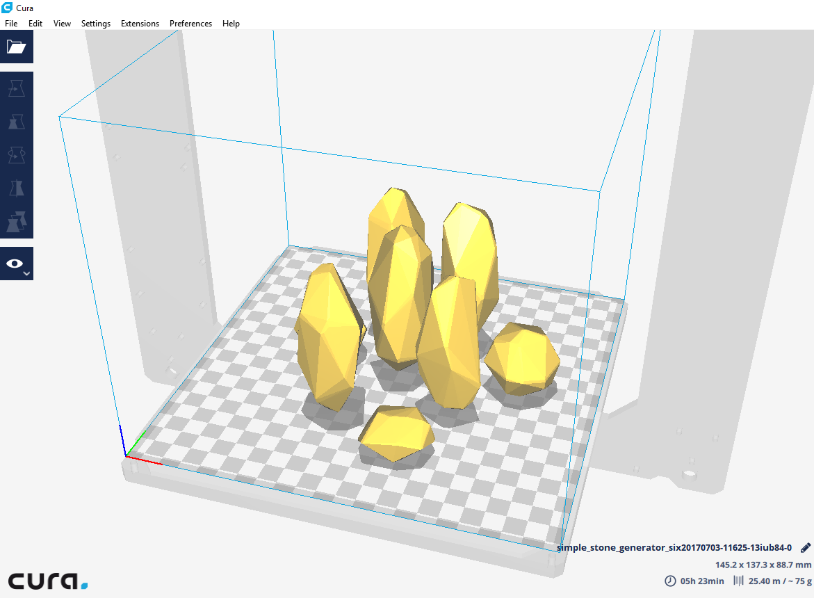 Stone generator by Fernando Jerez Download free STL model
