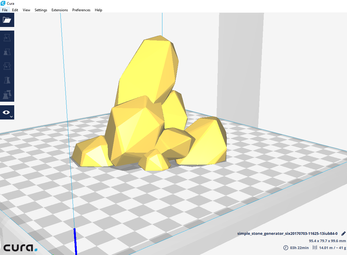 Miniatura 8 do modelo 3D Stone generator