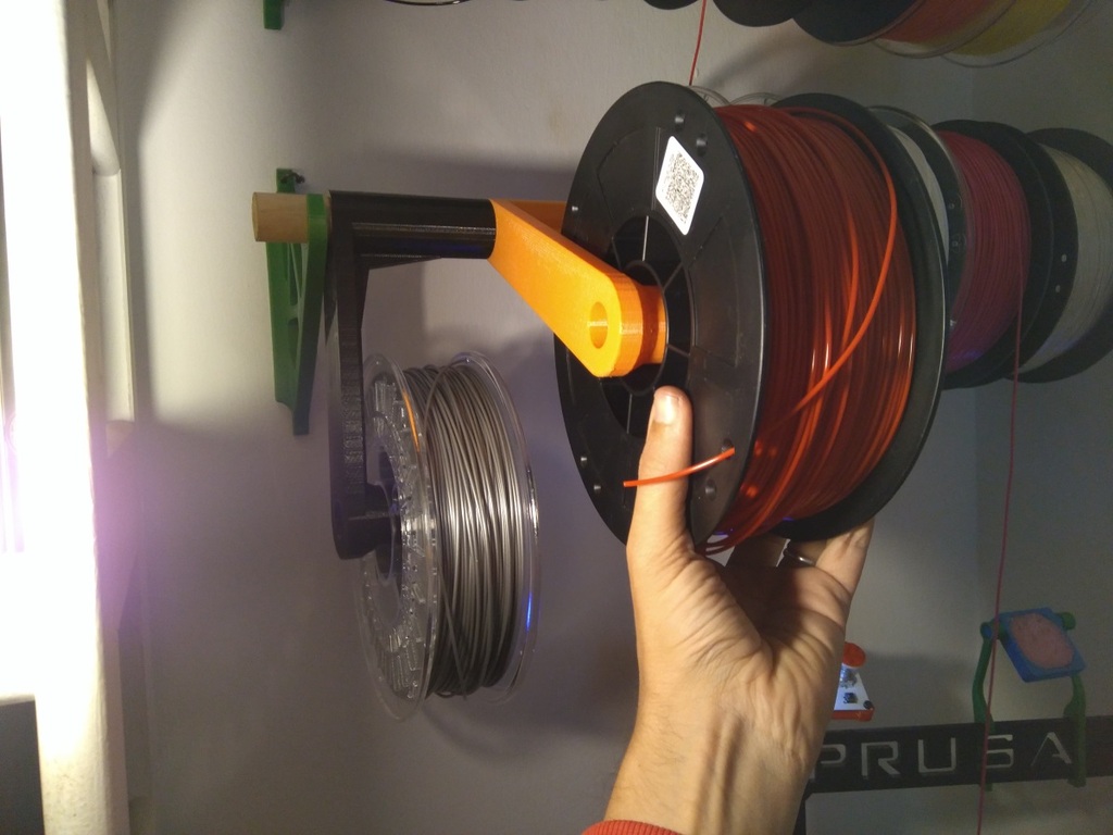 Miniatura 4 do modelo 3D Hook for Spool Wall Mount (Customizable)